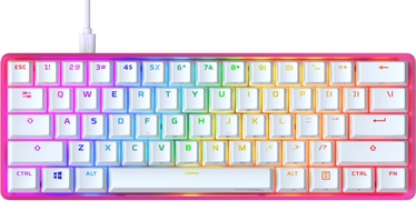 Клавиатура HyperX Alloy Origins 60 EN, белый/розовый