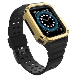 Ремешок Hurtel Protect Strap Band With Case Apple Watch 41/40/38mm, желтый