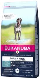 Сухой корм для собак Eukanuba Large Grain Free Ocean Fish, рыба, 12 кг