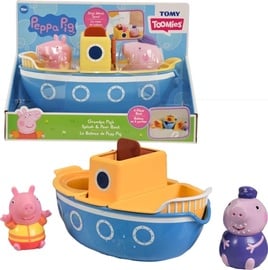 Набор игрушек для ванной Tomy Peppa Pig E73414, многоцветный