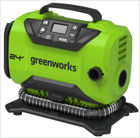 Воздушный компрессор Greenworks G24IN, 24 В