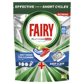 Капсулы для посудомоечной машины Fairy Platinum plus blue, 45 шт.