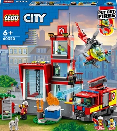 Konstruktors LEGO City Ugunsdzēsēju depo 60320, 540 gab.