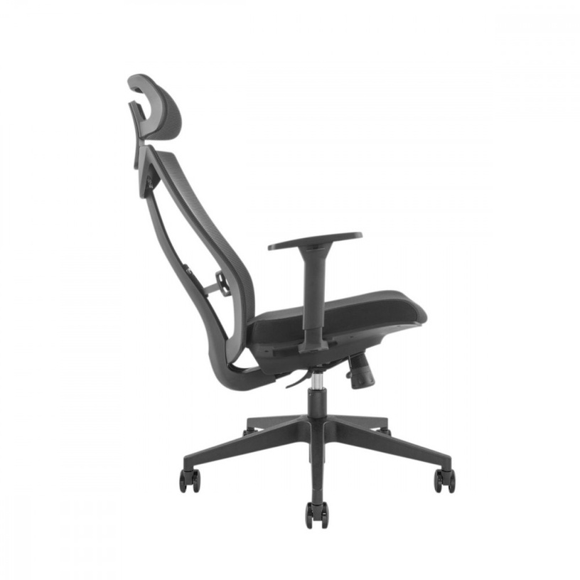 Kontoritool Maclean Ergo Officer ER-414, 49 x 48 x 119.5 - 129.5 cm, must