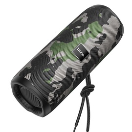 Bezvadu skaļrunis Hoco HC16 Vocal sports camouflage, melna/zaļa/pelēka, 10 W