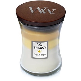 Свеча ароматическая WoodWick Trilogy Fruits Of Summer, 65 час, 275 г, 100 мм x 120 мм