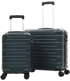 Koferu komplekts VLX Hardcase 91881, zaļa, 570 x 570 x 260 mm