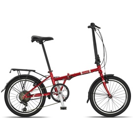 Jalgratas kokkuklapitavad Foldo Urbano Ultra 20 (URB.2003), 20 ", punane