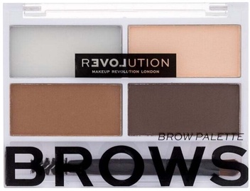 Kulmupuuder Makeup Revolution London Relove Cult Brow Palette Medium, 3.2 g