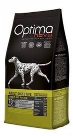 Sausā suņu barība Optima Nova Adult Digestive OP61666, truša gaļa/kartupeļi, 12 kg