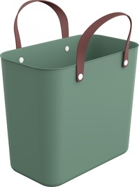 Kandekorv, toidule Rotho Albula, 25 l, roheline, 23.5 x 40 x 34 cm