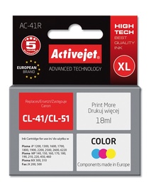 Кассета для принтера ActiveJet CL-41, синий/красный/желтый/многоцветный