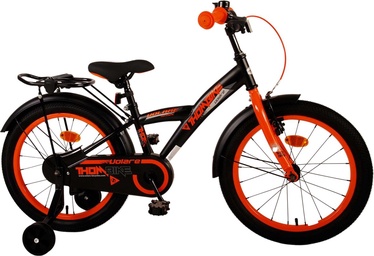 Vaikiškas dviratis, miesto Volare Thombike, juodas/oranžinis, 18"