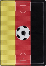 Ковер комнатные Play Soccer Stadium Germany, черный/красный/желтый, 150 см x 100 см