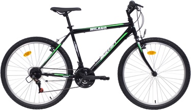 Velosipēds pilsētas Bottari Milano, 26 ", melna