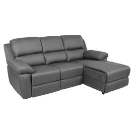 Угловой диван Home4you Berit RC, темно-серый, правый, 214 x 160 см x 98 см