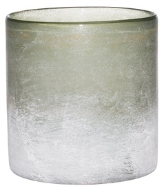 Svečturis FanniK Frost, stikls, Ø 12 cm, 12 cm, zaļa