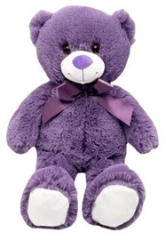 Mīkstā rotaļlieta Tulilo Teddy Bear, violeta, 35 cm