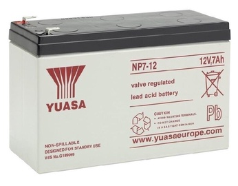 Akumulators Yuasa NP7-12, 12 V, 7 Ah