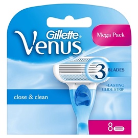 Asmens Gillette Venus Close & Clean Close & Clean, 8 gab
