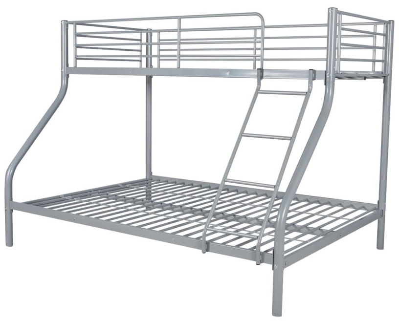 Двухъярусная кровать VLX Metal 242995, серый, 210 x 147.5 см