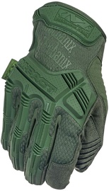 Рабочие перчатки перчатки Mechanix Wear M-Pact Olive Drab MPT-60-011, искусственная кожа/нейлон/термопласт-каучук (tpr), оливково-зеленый, XL, 2 шт.