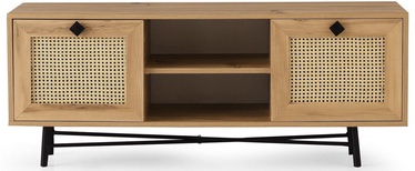 TV-laud Kalune Design Begonya, must/tamm, 140 cm x 40 cm x 60 cm