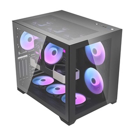 Корпус компьютера darkFlash C305 ATX, прозрачный/черный