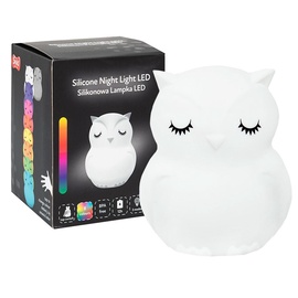 Nakts lampa Smiki Owl, balta