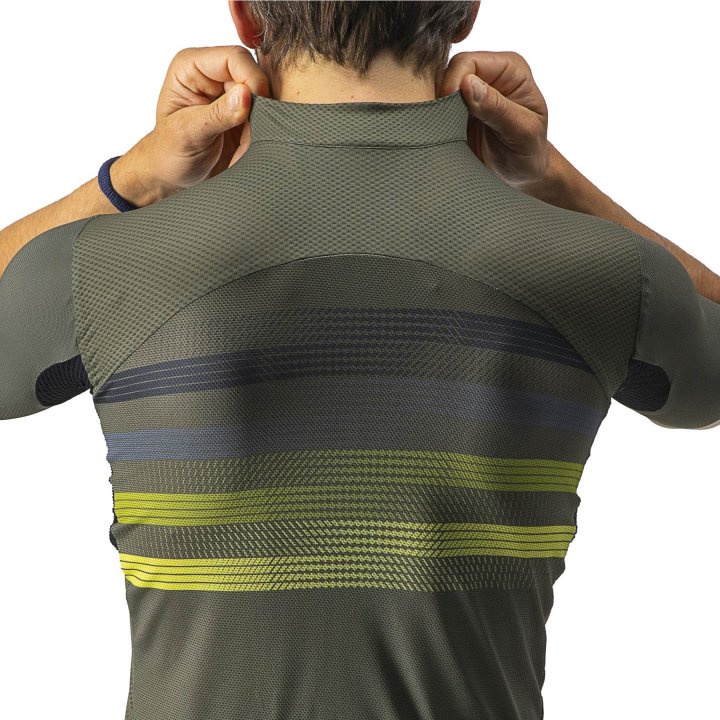 Термофутболка, мужские Castelli Endurance Pro, зеленый, M