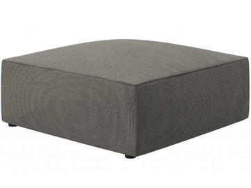 Пуф Micadoni Home Ruby, серый, 93 см x 93 см x 40 см