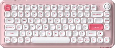 Клавиатура Dareu Z82 V2 Sky Английский (US), белый/розовый