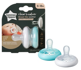 Соска Tommee Tippee Breast-Like Soother, 6 мес., 2 шт.