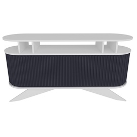 Журнальные столики Kalune Design Stor, белый/антрацитовый, 43 см x 150 см x 75 см