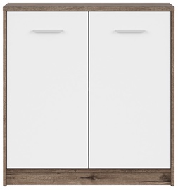 Kapp Nepo Plus, pruun/valge, 34 x 80 cm x 84 cm