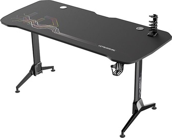 Žaidimų stalas reguliuojamo aukščio Ultradesk Grand, juoda