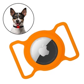 AirTag ümbris Hurtel Pet Collar Loop Case, oranž