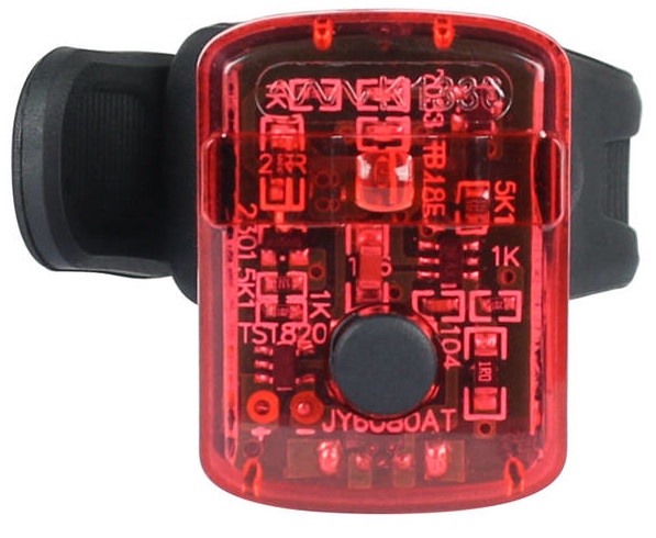 Велосипедный фонарь One R.Light 30 RF070801, пластик, черный/красный