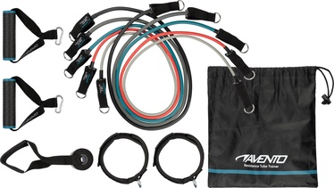Наборы Avento Resistance Tubes Training Set, 1200 мм x 3 мм x 3 мм, 10 шт.