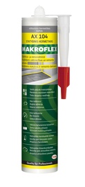 Ehitushermeetik Makroflex AX 104 Universal Silicone, 0.3 l, valge