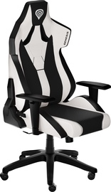 Игровое кресло Genesis Nitro 650, 51 x 54 x 124 - 133 см, белый/черный