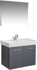 Комплект мебели для ванной Kalune Design Carlsbad 80, серый, 46 x 78 см x 53 см