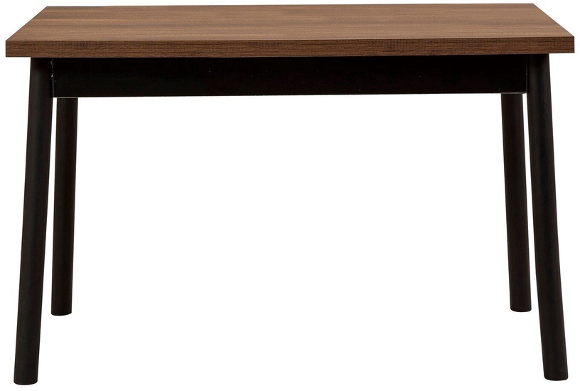 Ēdamistabas komplekts Kalune Design OLV-SA-TK10, melns/brūns