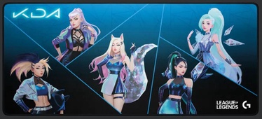 Peles paliktnis Logitech League Of Legends G840, 900 mm x 400 mm x 3 mm, zila/melna