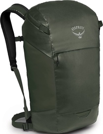 Mugursoma Osprey Transporter Small Zip Top Pack, tumši zaļa, 25 l, 13"