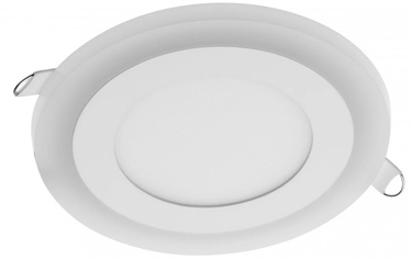 Lampa padziļinājums GTV Twins, 9W, 3000°K, LED, balta