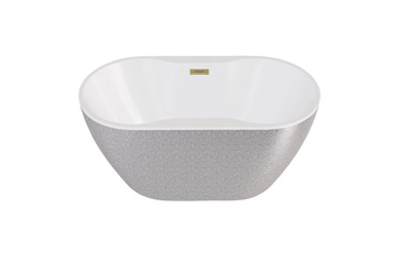 Vann, teisaldatav Besco Navia, 150 cm x 80 cm x 60 cm, ovaalne