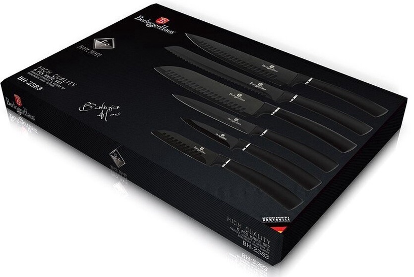 Kööginugade komplekt Berlinger Haus Black Silver BH-2383, 6 tk