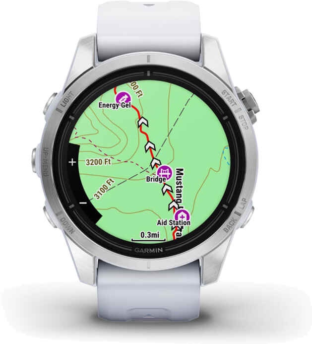 Viedais pulkstenis Garmin epix™ (Gen 2) Pro, balta