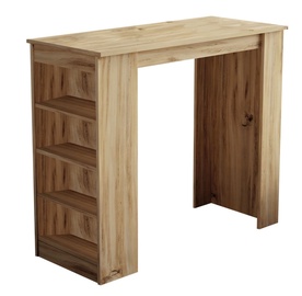 Барный стол Kalune Design ST1 KE, светло-коричневый, 120 см x 51.6 см x 101.8 см